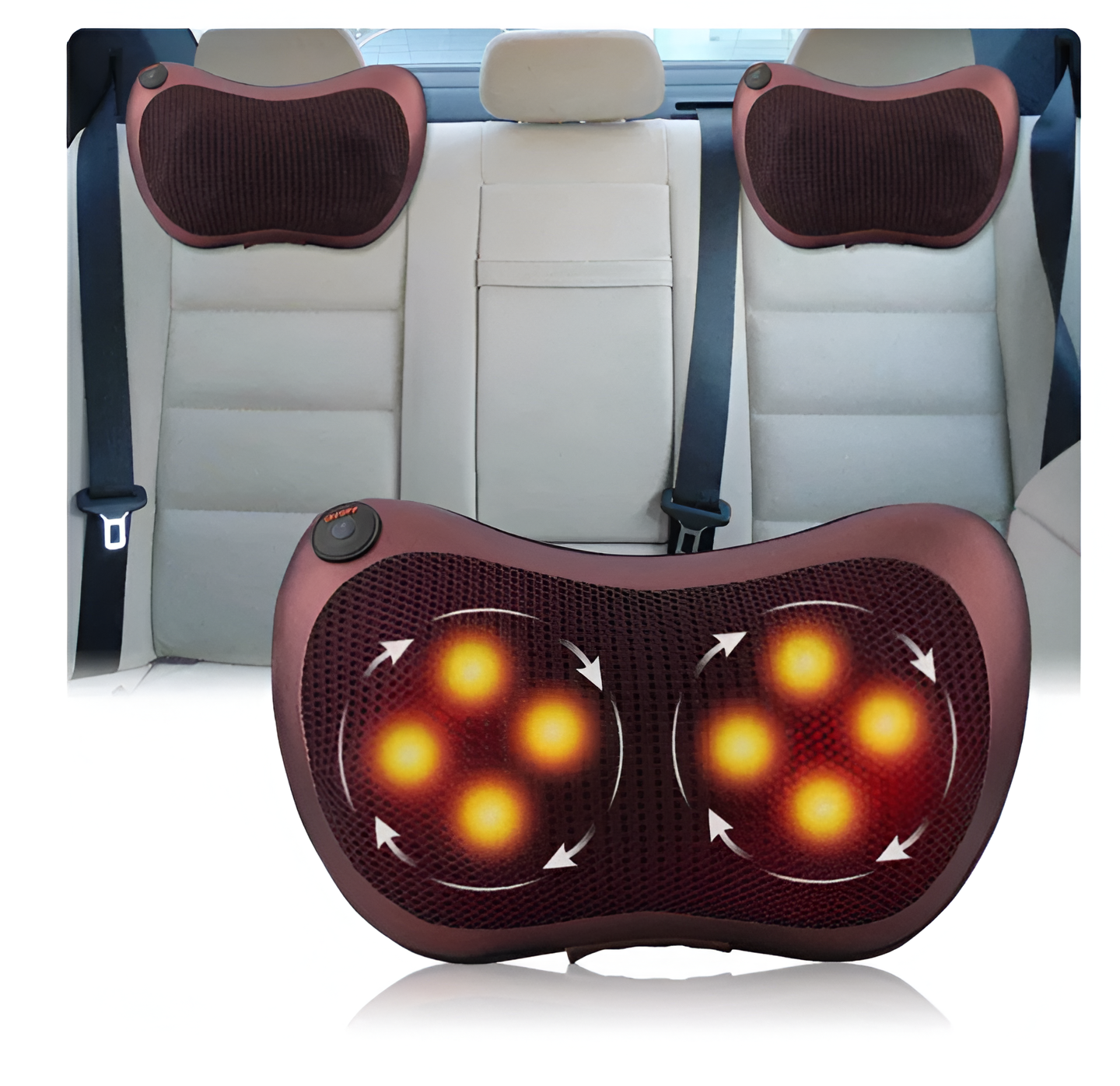 وسادة تدليك كهربائية للرقبة والجسم Electric Neck & Body Massage Pillow